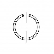DIN 7993 Кольцо 30 стопорное, сталь