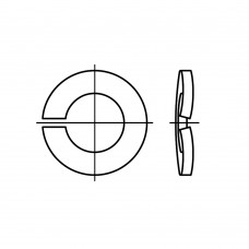 DIN 128 Шайба 24 пружинная одновитковая, сталь нержавеющая А4