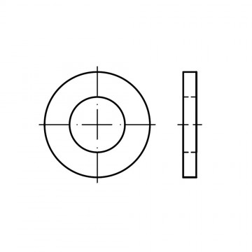 Шайба 78 плоская, под палец, сталь DIN 1441