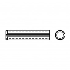 DIN 1481 Штифт 13* 24 пружинный, цилиндрический, сталь