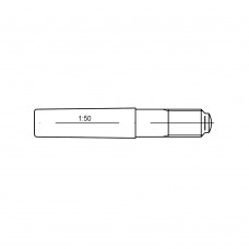 DIN 258 Штифт 12* 140 конический с резьбовой цапфой, сталь