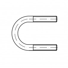 DIN 3570 Болт 282 U-образный, сталь, цинк