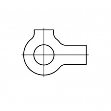 DIN 463 Шайба 13 стопорная с 2 лапками, сталь нержавеющая А4