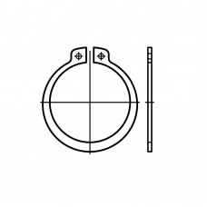 DIN 471 Кольцо 35 стопорное, наружное для вала, сталь