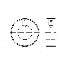 DIN 705 Кольцо 22 установочное с гнездом, форма А, сталь