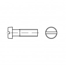 DIN 84 Винт М1,2* 12 с цилиндрической головкой, сталь нержавеющая А2