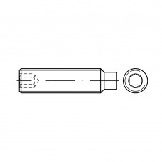 DIN 915 Винт М16* 30 установочный, внутренний шестигранник, с цапфой, сталь нержавеющая А4
