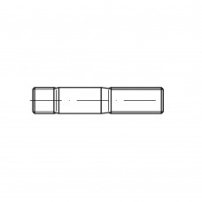 DIN 938 Шпилька 10* 20 резьбовая, сталь 5.8