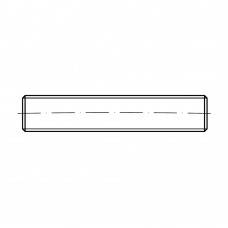 DIN 976 Шпилька 10* 180 резьбовая, форма В, сталь 4.6, цинк