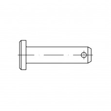 ISO 2341 Штифт 20* 60 с цилиндрической головой, сталь, цинк