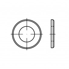 ISO 7090 Шайба 42 плоская с фаской, латунь