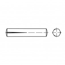 ISO 8745 Штифт 6* 20 насеченый с коническими насечками, сталь