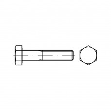 ISO 8765 Болт 24* 100 шестигранный неполная резьба, сталь 10.9
