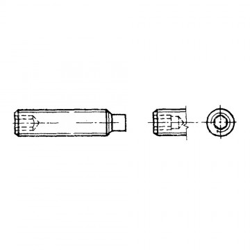 Винт М6-6gх40.14Н.099 ГОСТ 11075-93